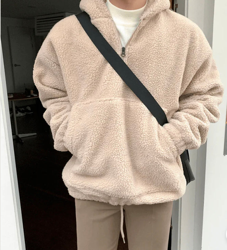 Zip-up Fleece Fluffy Jacket