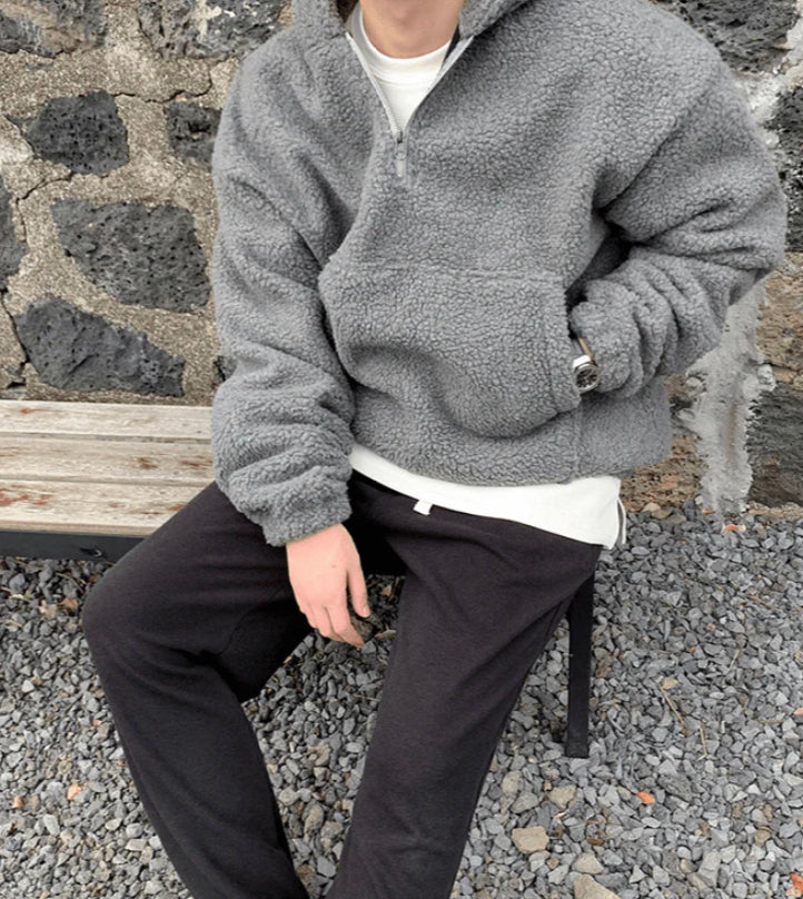 Zip-up Fleece Fluffy Jacket