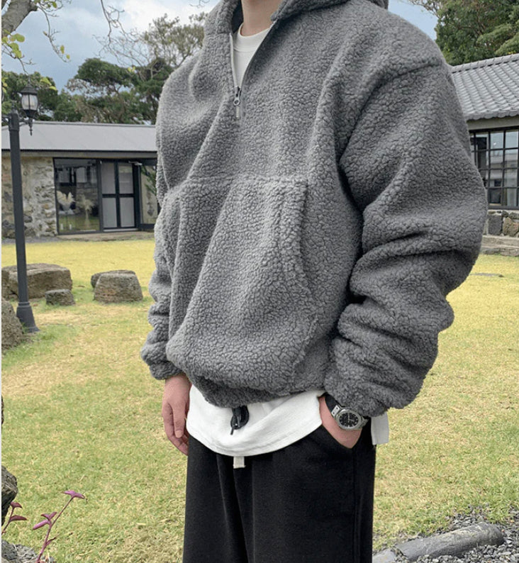 Zip-up Fleece Fluffy Jacket