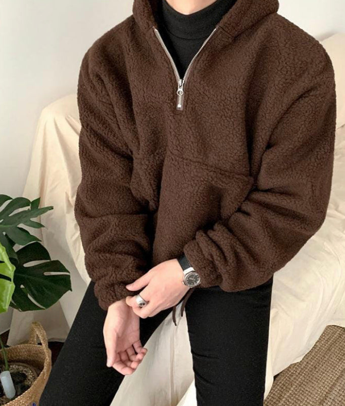 Zip-up Fleece Fluffy Jacket