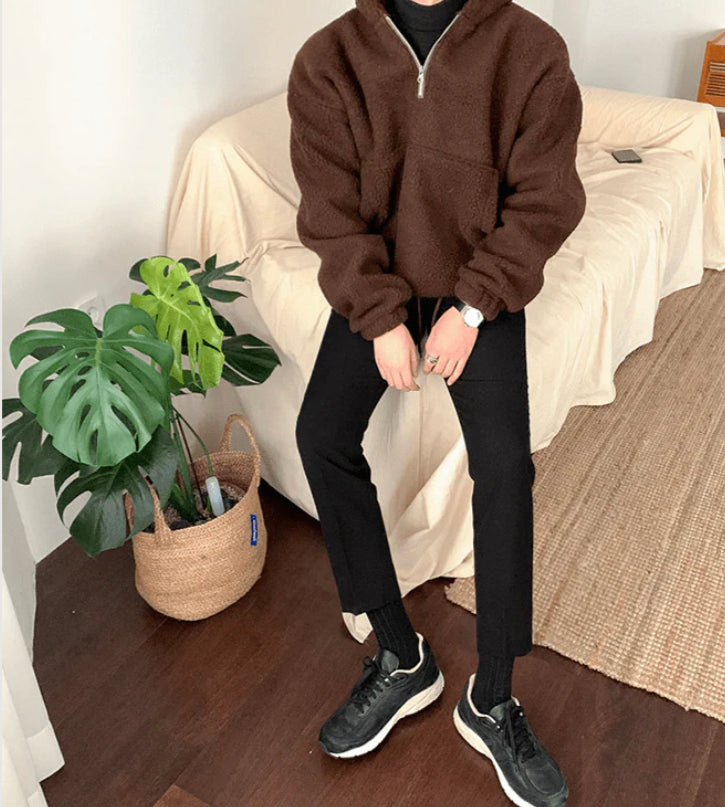 Zip-up Fleece Fluffy Jacket