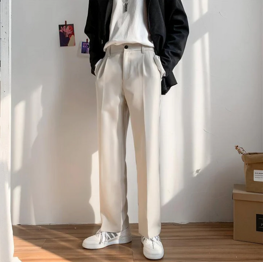 Men's Wide Leg Suit Pants