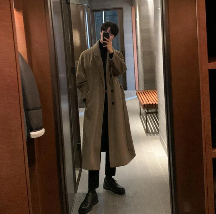 Dual Pocket Belted OverCoat