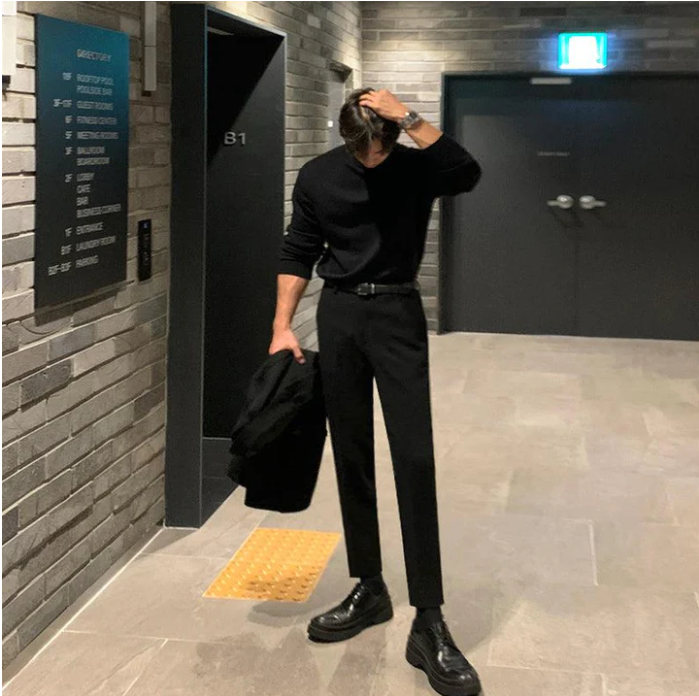 Casual Velvet Turtleneck Men Loose Sweater